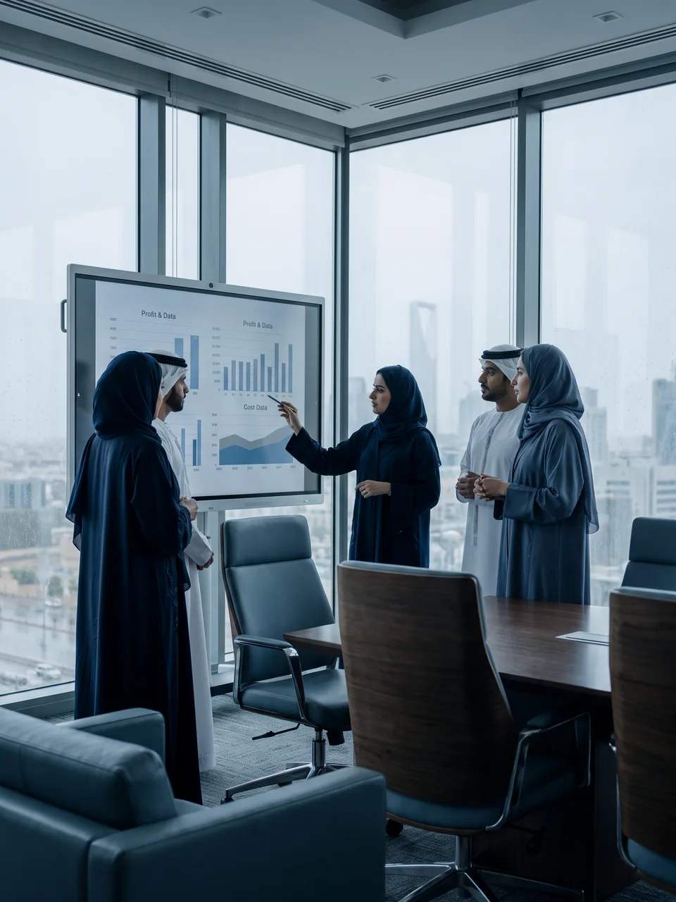 Growxcel consulting team reviewing cost strategy